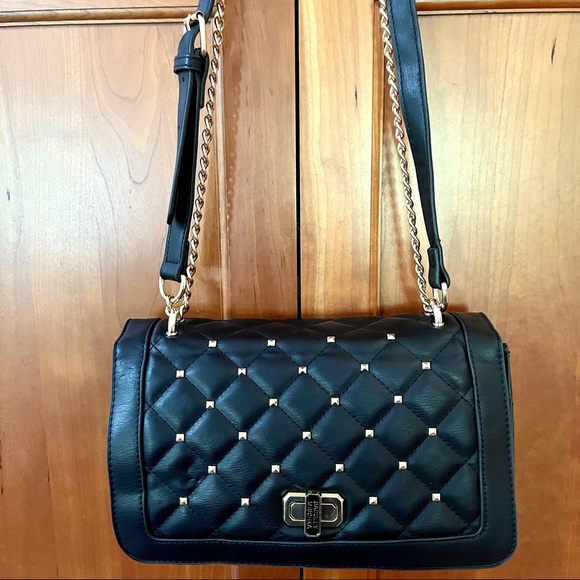 NWOT Badgley Mischka Studded & Quilted Shoulder & Crossbody Bag - Picture 6 of 6